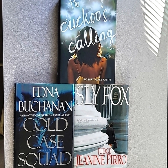 J.k.Rowling, Edna Buchanan &‎ Jeanie Pirro Mystery Crime  Trio Book Bundle - Picture 1 of 5